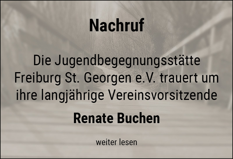 Nachruf Renate Buchen